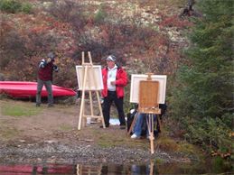 Pintando en Quebec (Canada)